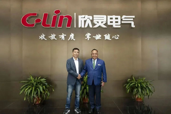 泰國內政部前副部長(cháng)納里斯·坎努拉克率代表團走訪(fǎng)欣靈電氣