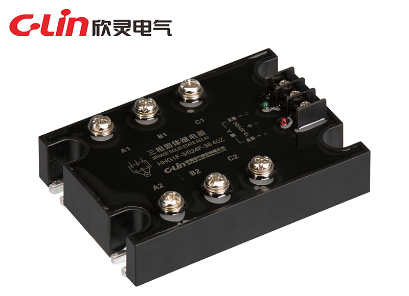 HHG1F-3/024F-38(共陽(yáng)型) 直流控制交流（三相正反轉）