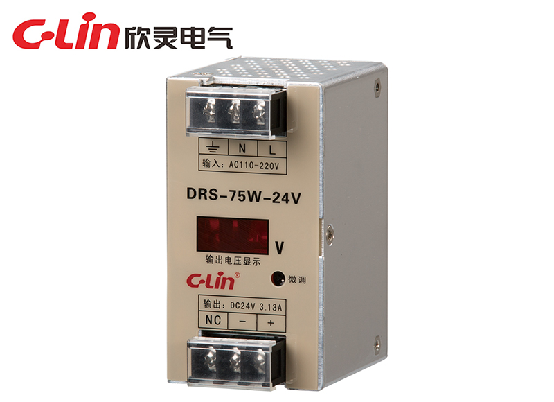 DRS-15W/25W/35W/50W/75W 數顯導軌式開(kāi)關(guān)電源