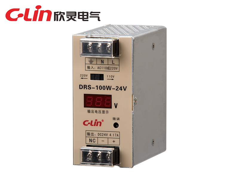 DRS-100W/120W/150W數顯導軌式開(kāi)關(guān)電源