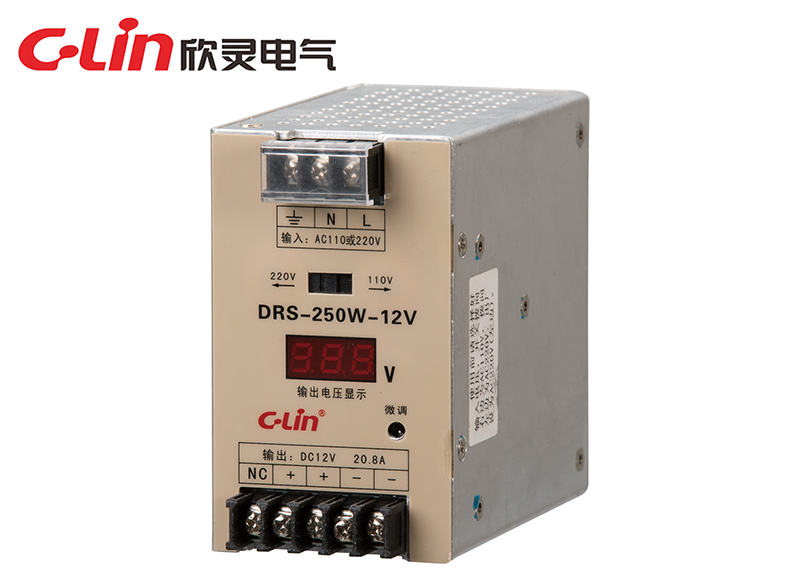 DRS-200W/250W/350W數顯導軌式開(kāi)關(guān)電源