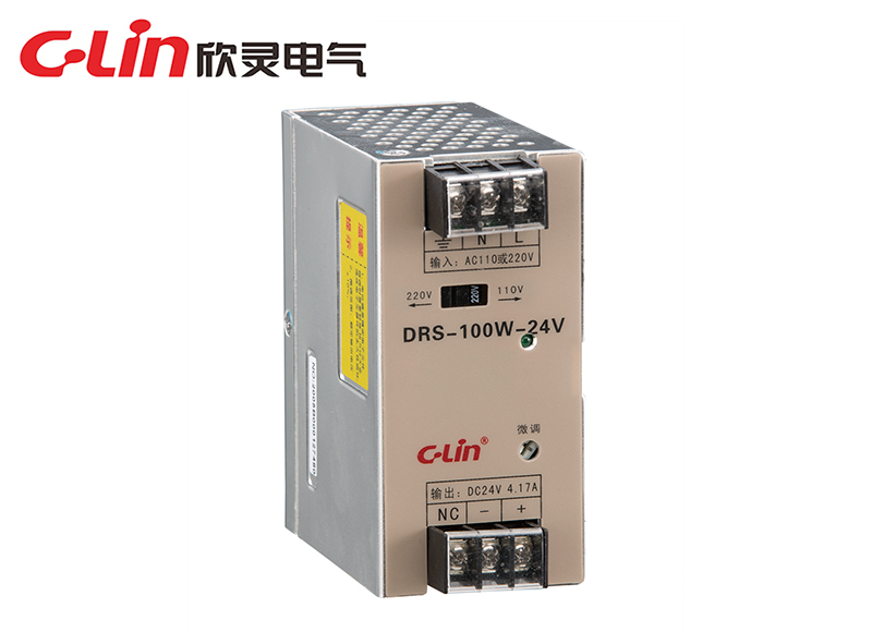 DRS-100W/120W/150W指示燈導軌式開(kāi)關(guān)電源