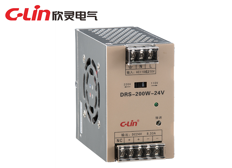 DRS-200W/250W/350W指示燈導軌式開(kāi)關(guān)電源