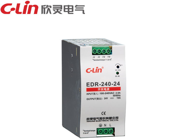 EDR-240W單組輸出導軌開(kāi)關(guān)電源